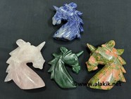 Picture of Mix Gemstone Unicorn Figurine Hand Carved