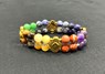 Picture of Chakra Double Line Bracelet with Golden Charm, Picture 1