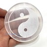 Picture of Selenite Round Yin Yang Plate, Picture 1