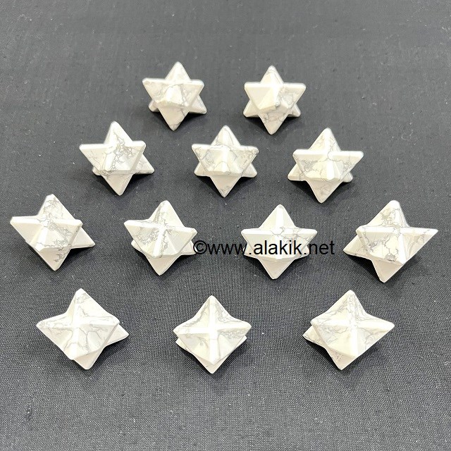 Picture of Howlite merkaba star