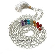 Picture of Chakra Crystal Glass Beads 8mm Jap Mala 