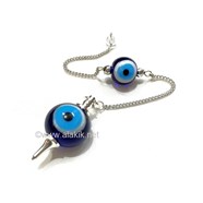 Picture of Evil Eye Ball Pendulum with Evil Eye Bead Chain
