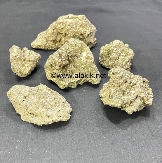 Picture of Golden Pyrite Clusters 