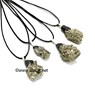 Picture of Pyrite Drusy Pendants with Cord , Picture 1