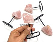 Picture of Rose Quartz Chunks on Stand