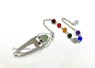 Picture of Crystal Quartz cone with Green Apophyllite Tips Chakra chain Pendulum, Picture 1