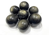 Picture of Golden Obsidian Balls