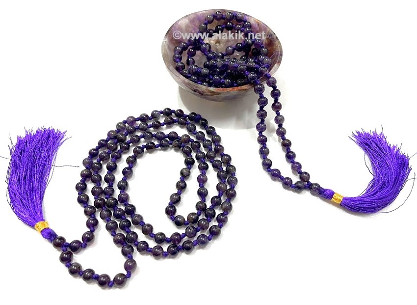 Picture of Amethyst Notted Japa Mala