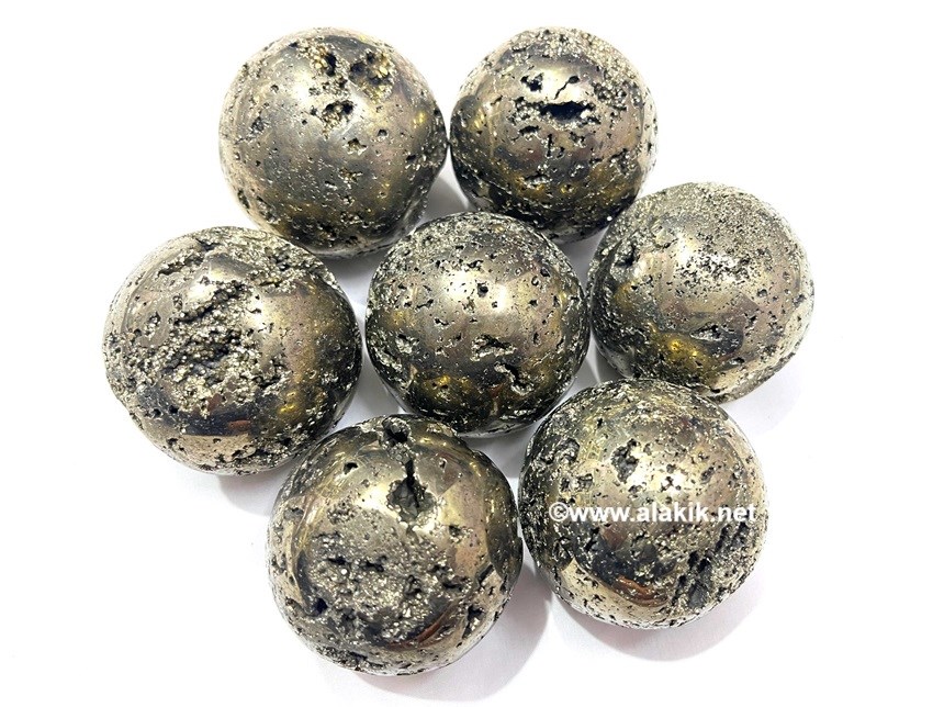 Picture of Golden Pyrite Druzy Balls