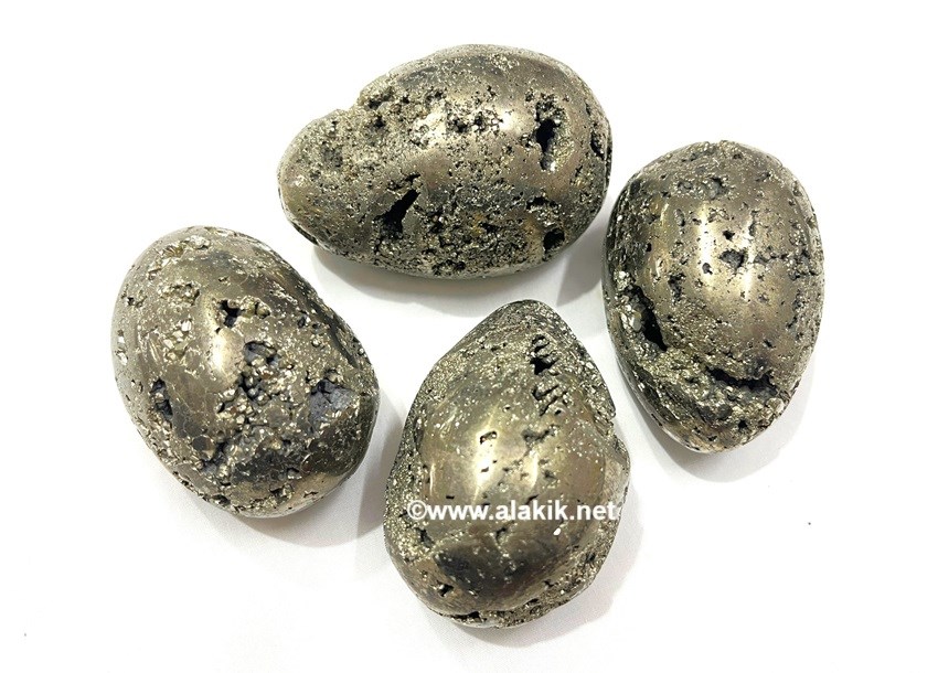 Picture of Golden Pyrite Druzy Eggs