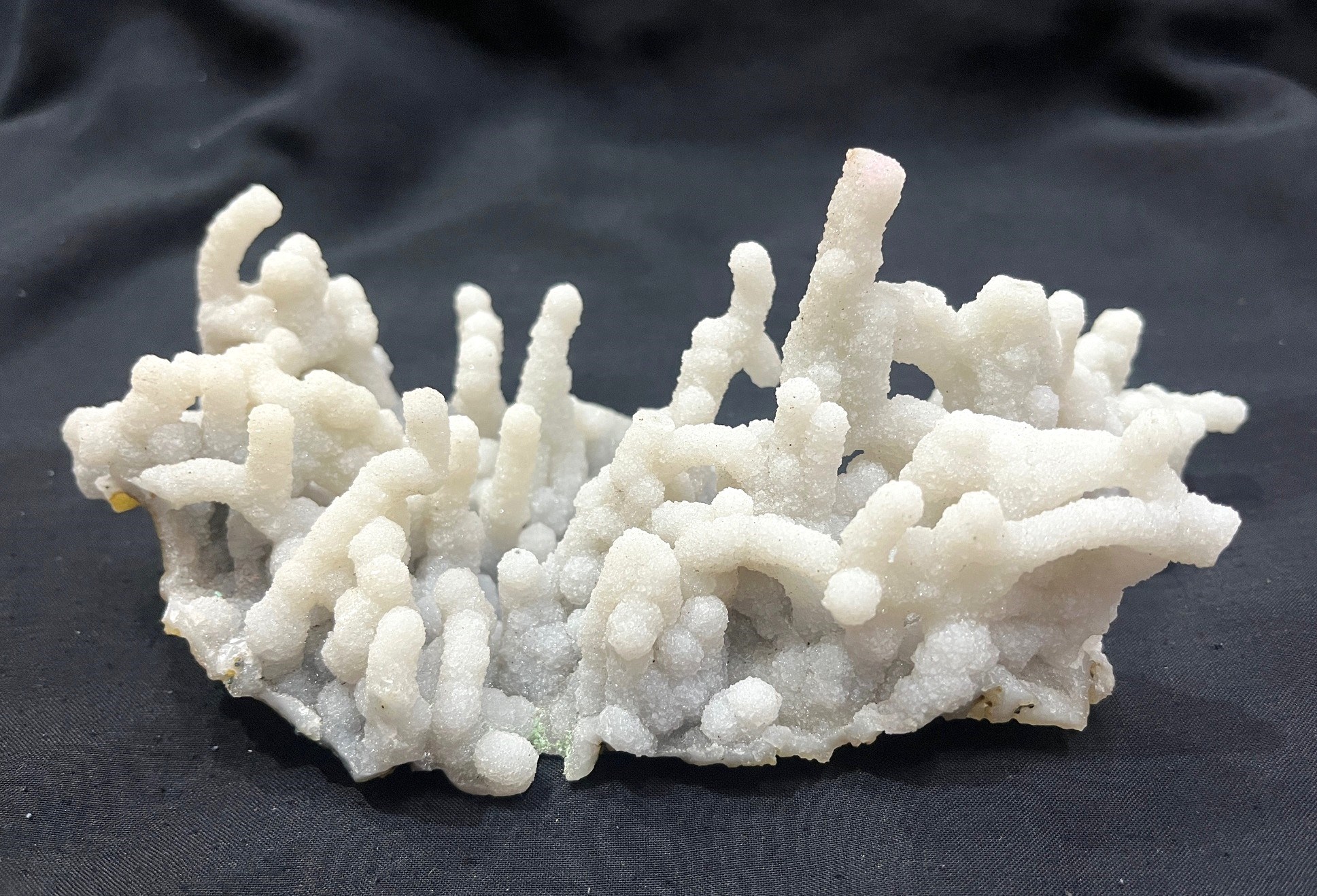 Picture of White Chalcedony Stalactites Specimen