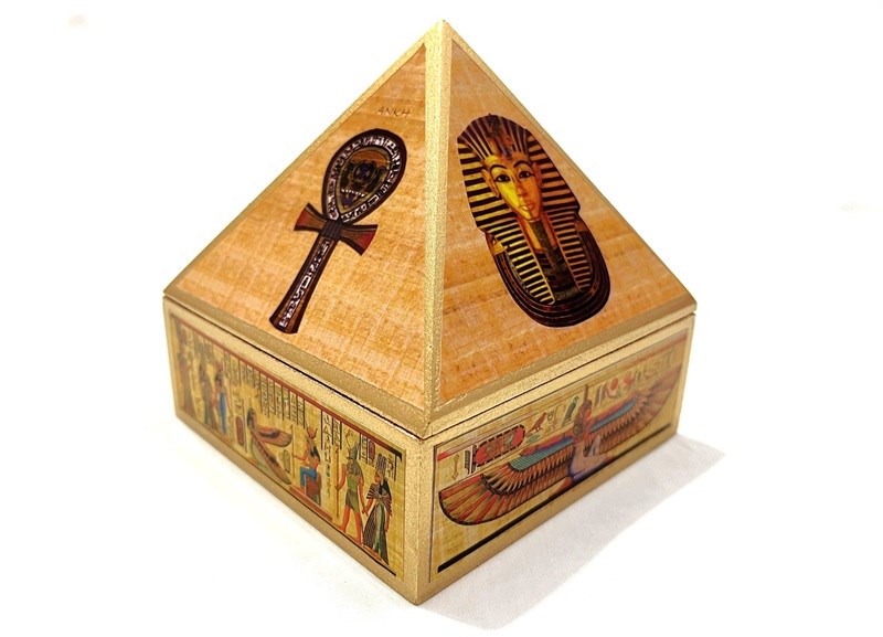 Picture of Egyptian Pyramid Shape Jewelry Box 